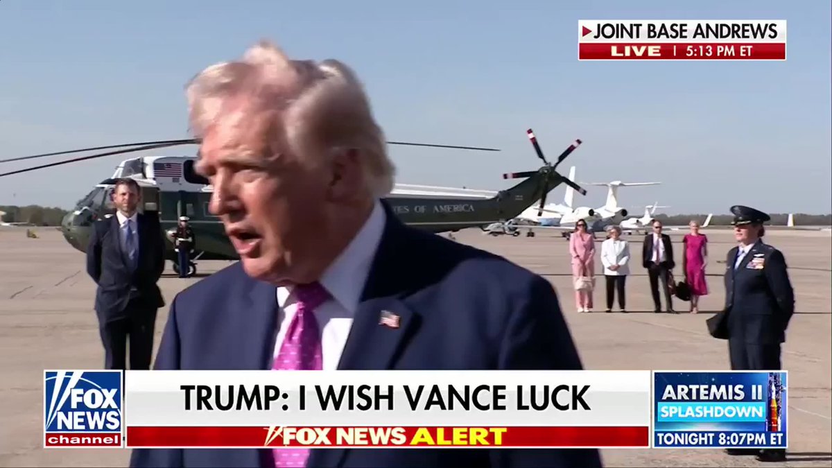 JUST IN: President Trump says the "number one" part of a good deal with Iran is "no nuclear weapons."