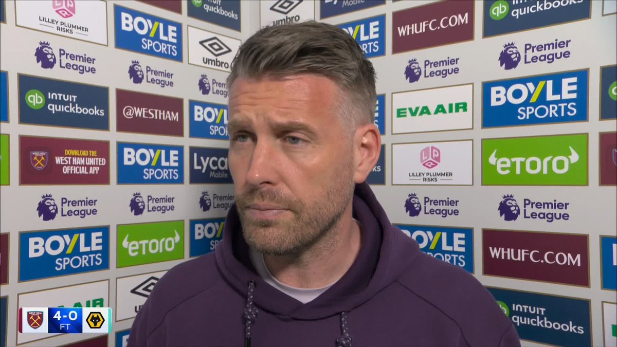"We need to take the criticism and respond well" Rob Edwards speaks after his side's heavy defeat to West Ham 🎙️