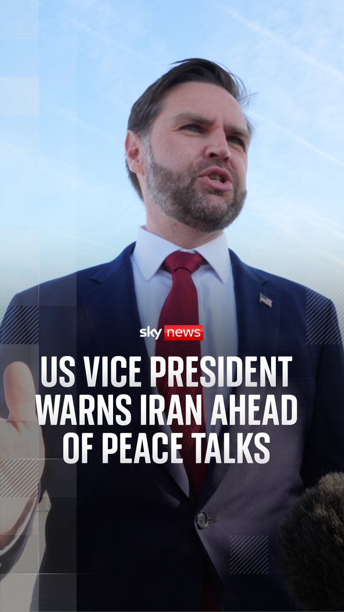 Peace negotiations will take place on Saturday, with Iran and American delegations heading to Pakistan today. U.S. vice president JD Vance, who is leading the American negotiators, has warned Iran "not to play" at the talks.