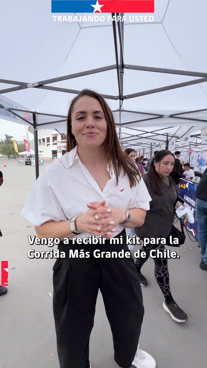 ¡Todo listo, todo dispuesto! La ministra del Deporte, Natalia Duco, ya tiene su kit para este sábado, día en que celebraremos el Día del Deporte con la Corrida Más Grande de Chile. Vamos A Mover Chile en una corrida familiar de 3 y 5K. ¿Ya tienes tu Kit? ¡Nos vemos mañana!