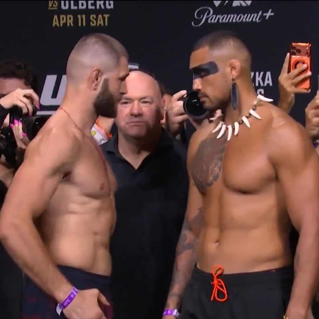 イリー×アルバーグ 試合前最後のフェイスオフ！ #UFC