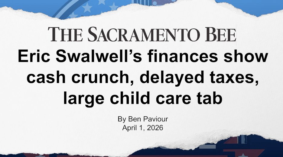 Eric Swalwell has been a mountain of red flags for years, so today’s news is no surprise. But what does it says about Democrats in 2026 that their top choices for governor are serial sexual assault Swalwell or boiled mashed potatoes Katie Porter?
