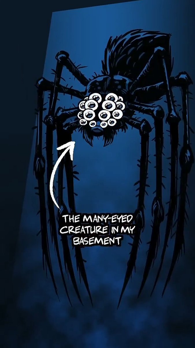 MY BASEMENT CREATURE SAW ME EAT SHIT
