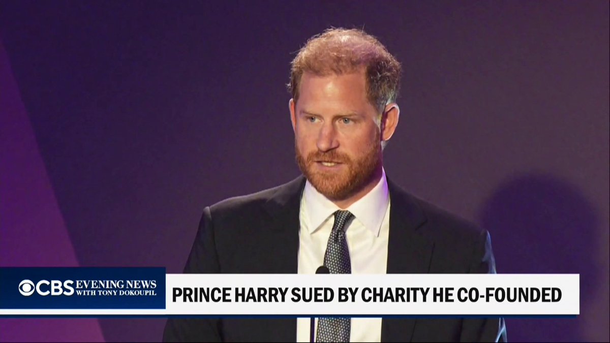 A charity that Prince Harry co-founded in Africa to honor his late mother, Princess Diana, is suing him for defamation after he stepped down as a patron last year.