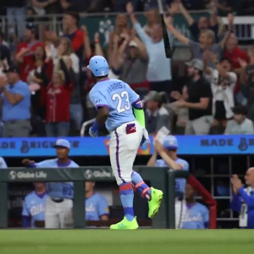 Michael Harris II is flipping out over the new unis 😍