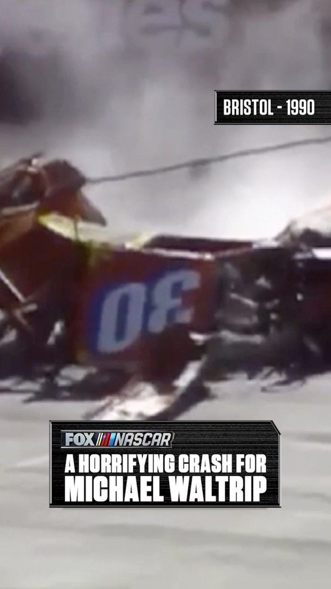 Still shocking to watch 36 years later. Michael Waltrip | #NASCAR