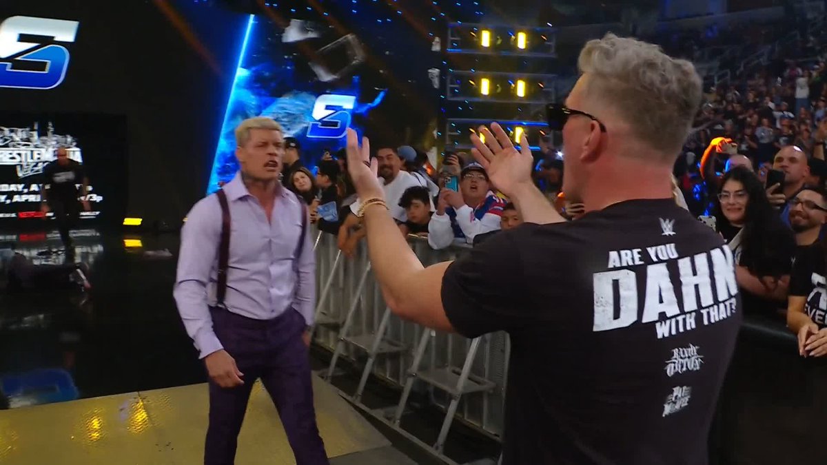 MESSAGE. SENT. Pat McAfee and Randy Orton have taken out Cody Rhodes... 😔