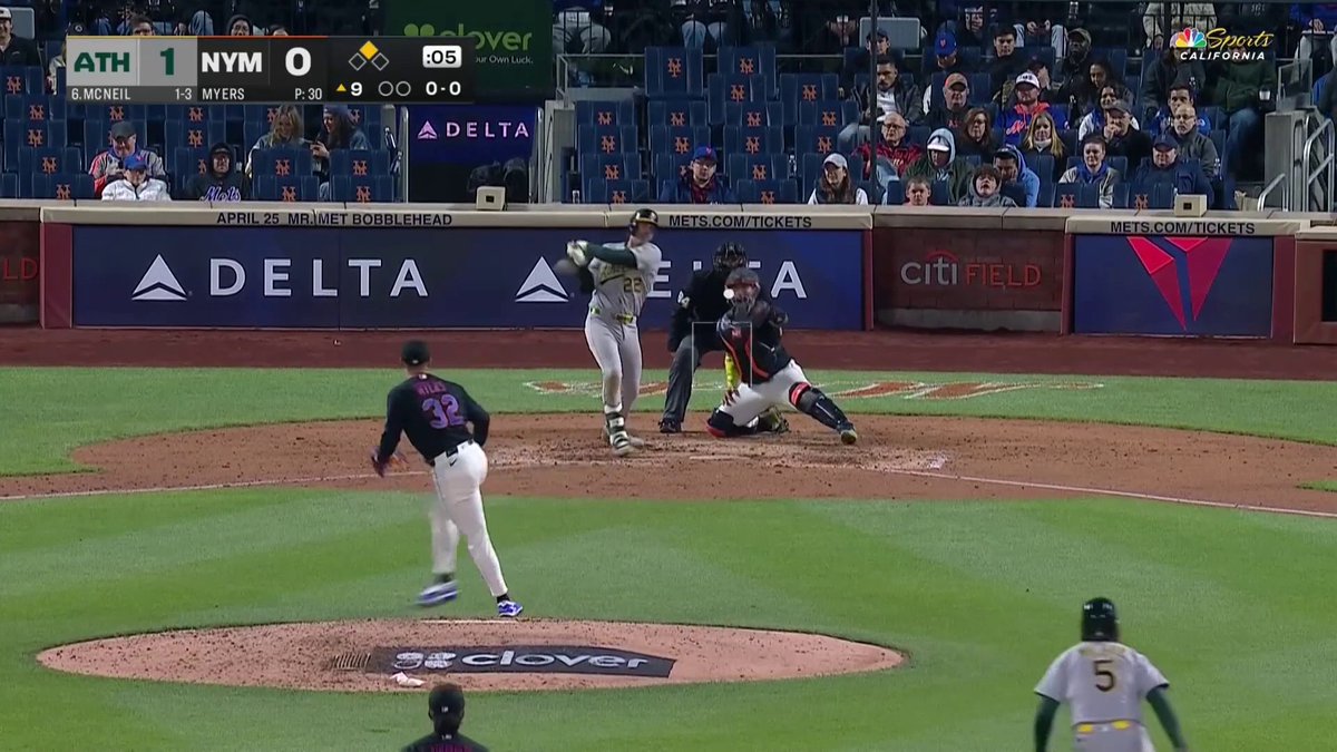 Jeff McNeil drives in a run against his former club!