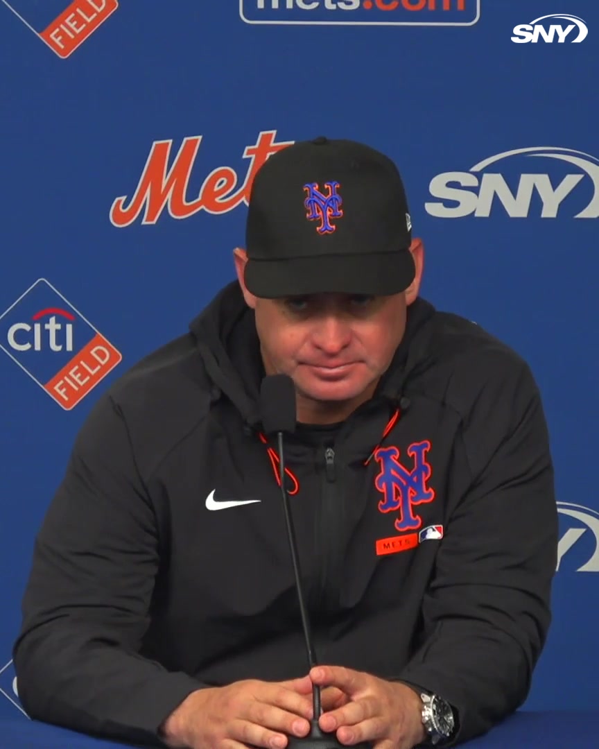 "The last thing you want is panic. You've got too many good hitters there that are going through it right now." Carlos Mendoza talks about what the Mets can do as they deal with their offensive funk: