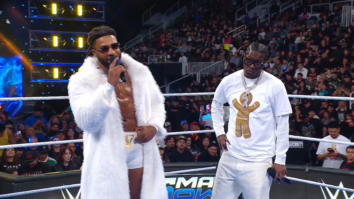 Let's talk about it. 🗣️ With CONCRETE BOY BOAT^ by his side, Trick Williams just went OFF on Sami Zayn! 🔥