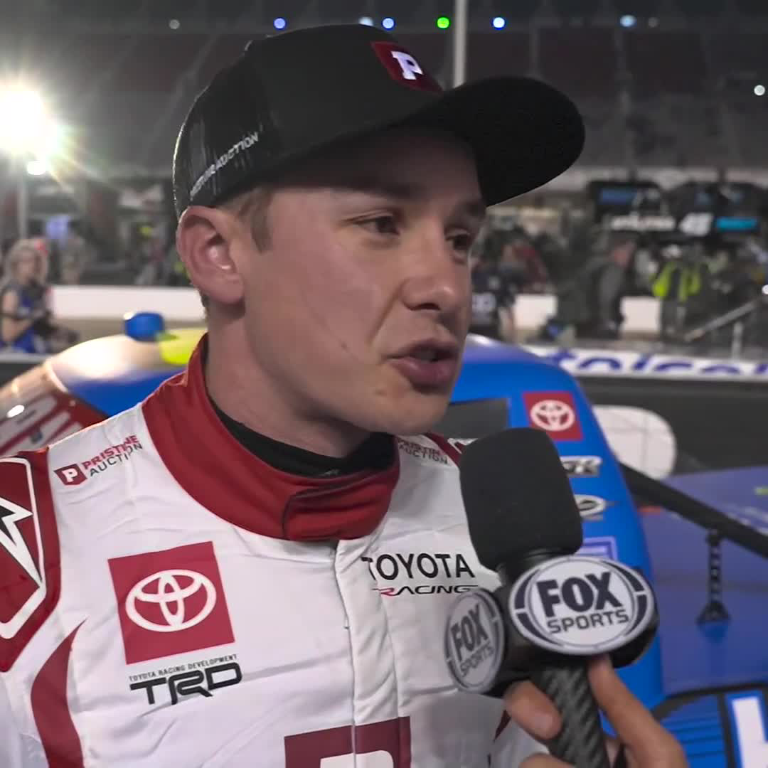 We're happy to have you back in a truck, Christopher Bell.