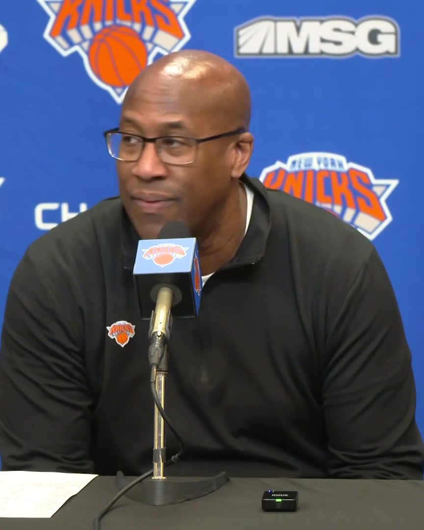 Mike Brown says the Knicks will discuss resting their starters for the season finale over the next day or so