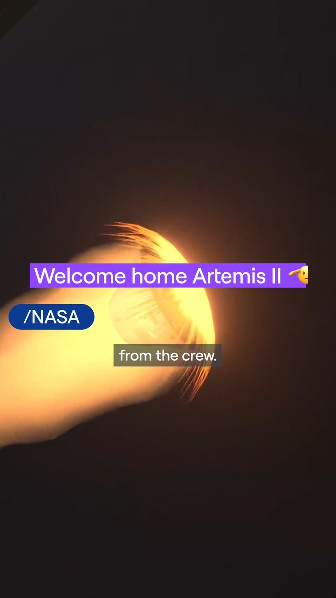 Chat! They're home! The Artemis II astronauts have returned safely to Earth after a momentous moon orbit mission. Say welcome home, chat!