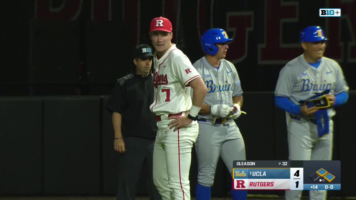 14th inning? Never too late to get the party started 🎉 UCLA Baseball extend their lead! #NCAABaseball x 🎥 B1G+