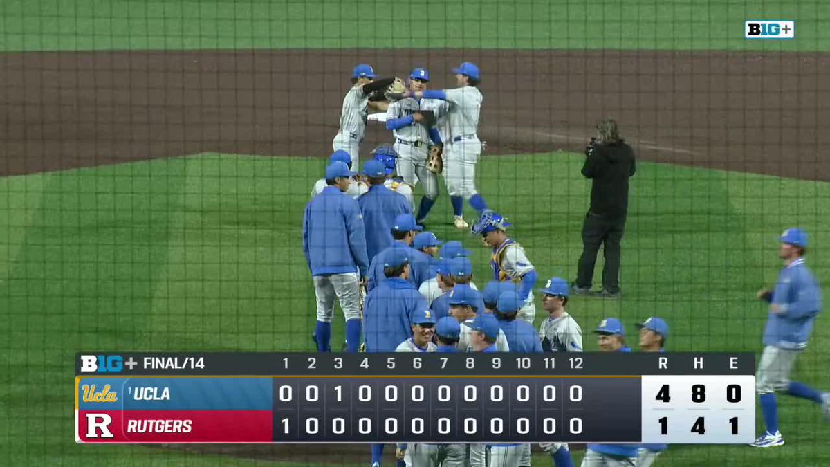 No. 1 UCLA Baseball earns a 4-1 win in 14 innings over Rutgers 😳 The Bruins extend their win streak to 25 🔥