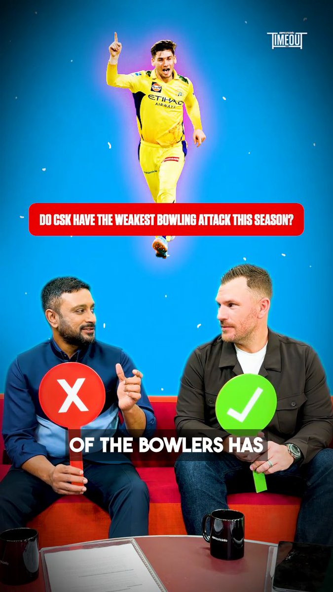 Do CSK have the weakest attack this year?