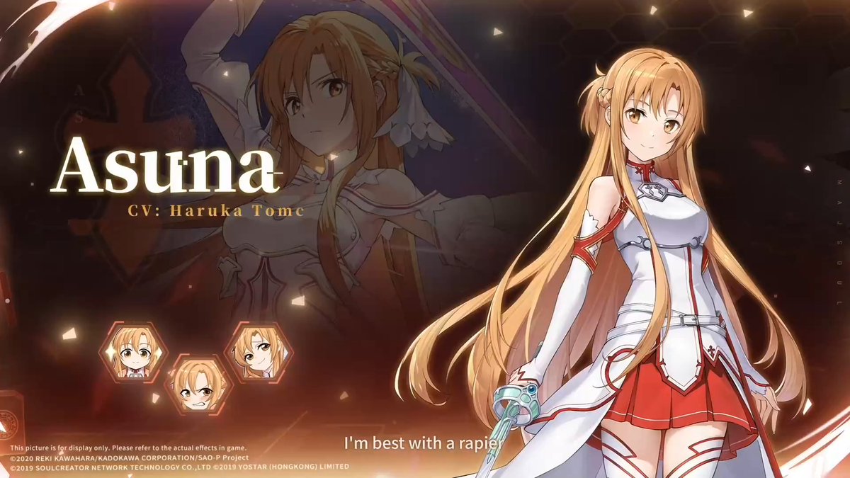 Mahjong Soul X Sword Art Online Collab Limited Collab Character Preview: Asuna #SwordArtOnline #MahjongSoul #Yostar