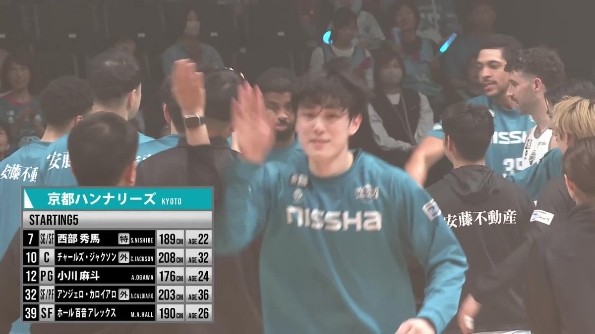 初のスタート起用にいきなり応える🔥 ドラフト全体7位指名の西部秀馬が先制の3Pシュート! 京都ハンナリーズ 📡バスケットLIVEで生配信中 #Bリーグ #りそなグループ