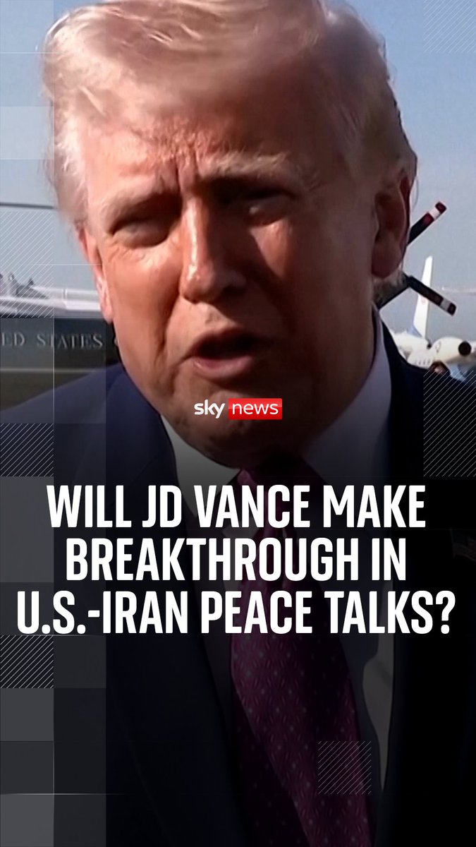 Will JD Vance make a breakthrough in the U.S.-Iran peace talks? Sky's U.S. correspondent Mark Stone explains ahead of the peace talks in Pakistan. Live updates:
