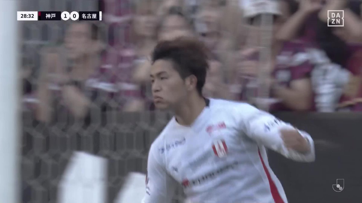 取られたら取り返す⚡️ 失点後、1分も経たぬ間に 木村勇大のヘディング弾で同点 🏆明治安田J1百年構想リーグ 🆚神戸×名古屋 📱DAZN ライブ配信中 #Jリーグ #だったらDAZN
