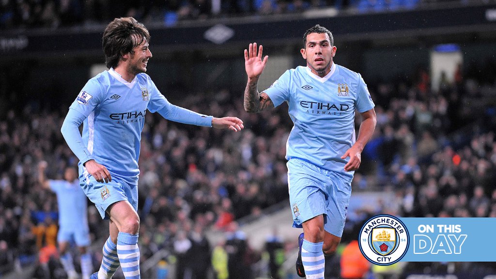 #OnThisDay: #ManCity 4-0 West Brom [2012] ⚽️ [6', 54'] Sergio Kun Aguero ⚽️ [61'] Carlitos Tevez ⚽️ [64'] David David Silva