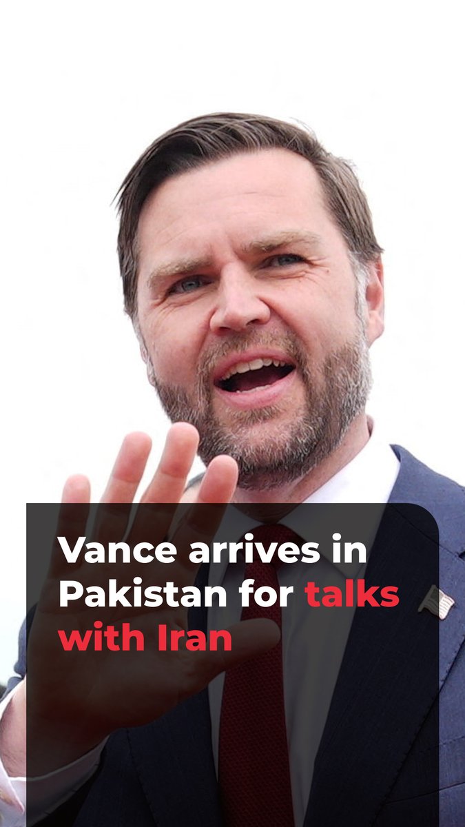 US Vice President JD Vance has landed in Pakistan for talks with Iranian officials on a deal to end the US-Israeli war on Iran.