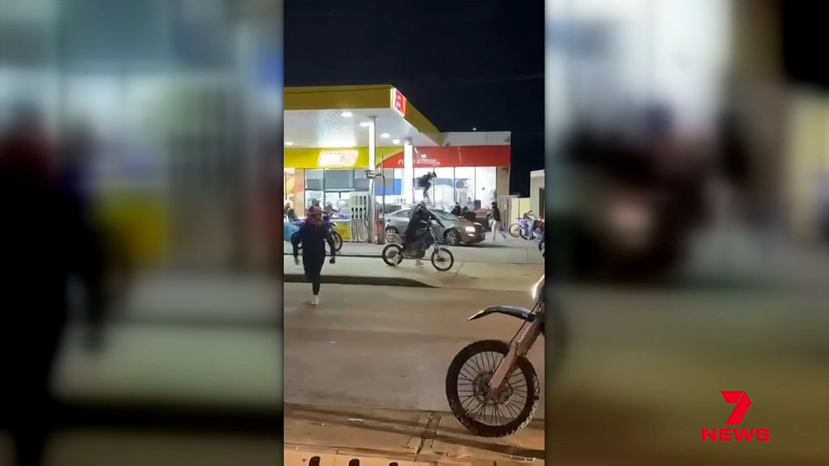 A man is under police guard in hospital after allegedly mowing down a pack of motorbike riders in a dramatic road rage incident in Bass Hill. The group took justice into their own hands, chasing down the driver and assaulting him.