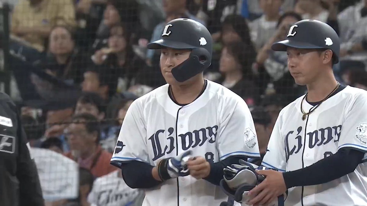 #渡部聖弥 選手の適時打で先制！ #獅子の若大将 が初回から打線に火をつけます！ #seibulions #打破 #圧倒的至近距離 #プライドシリーズ