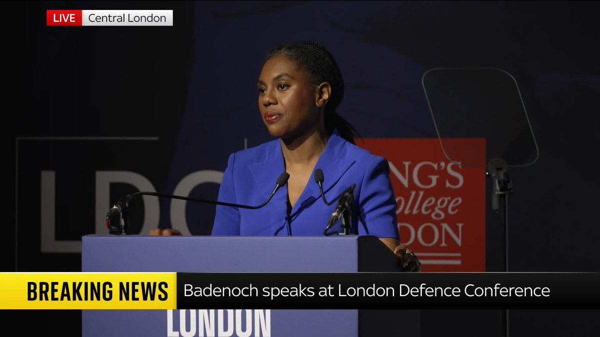 "At present, European strategic autonomy is a fairytale." Conservative leader Kemi Badenoch says the UK needs to 'reassert itself as a serious power' in the world, in the wake of new threats to the West. 📺 Sky 501, Virgin 602, Freeview 233 and YouTube