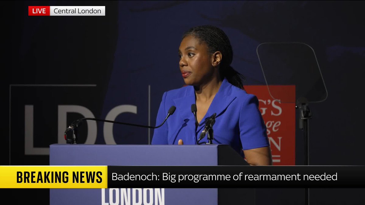 "Our enemies are delighted every time Western bonds weaken." Conservative leader Kemi Badenoch calls for a 'reset' of U.S.-Europe relations to better deal with threats to the West. 📺 Sky 501, Virgin 602, Freeview 233 and YouTube