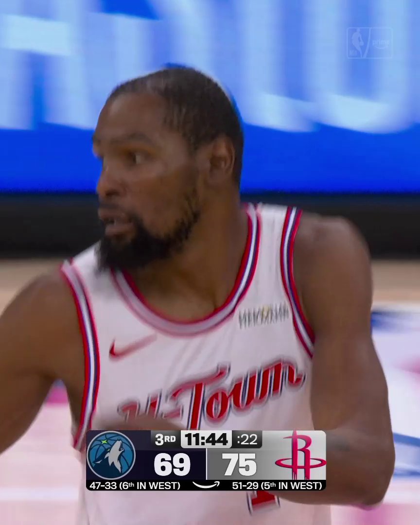 Alperen Şengün'ün asistinde Kevin Durant smacı vuruyor 💪
