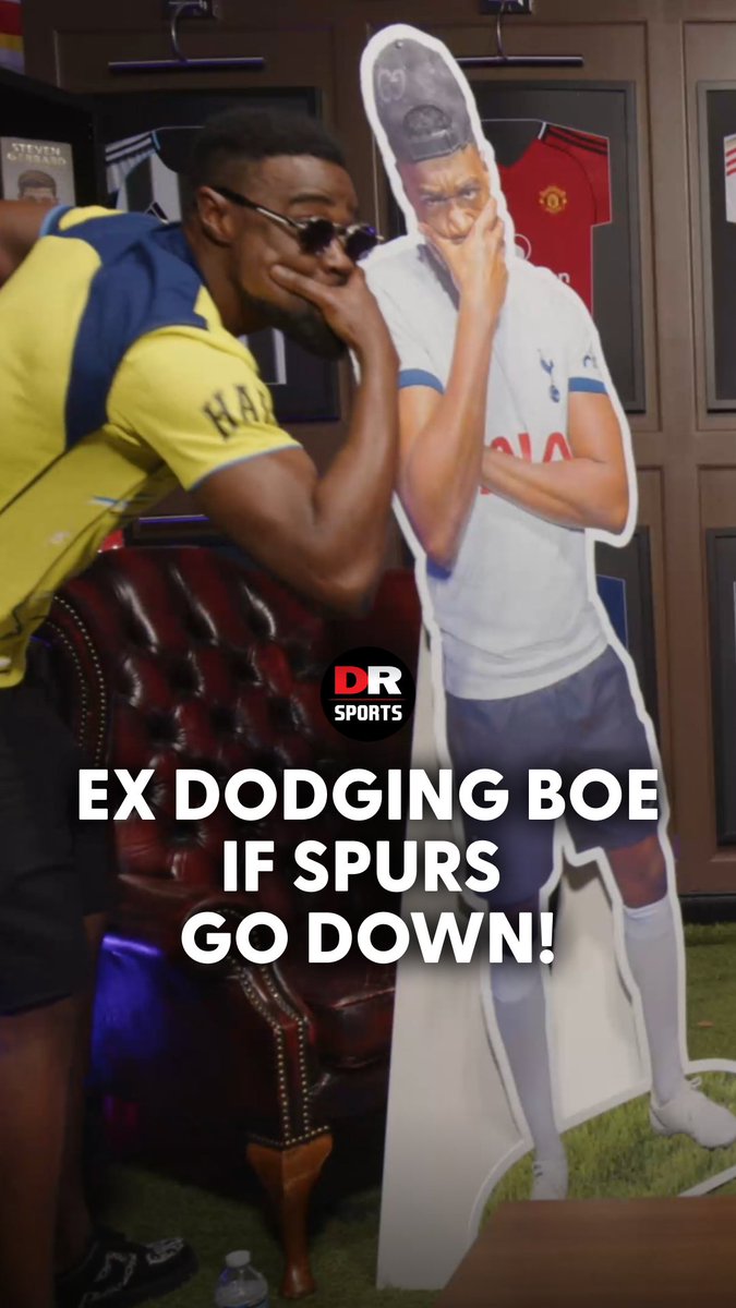 Expressions dodging BOE if Spurs get relegated! 👀 #BestOfEnemies #Tottenham #Football