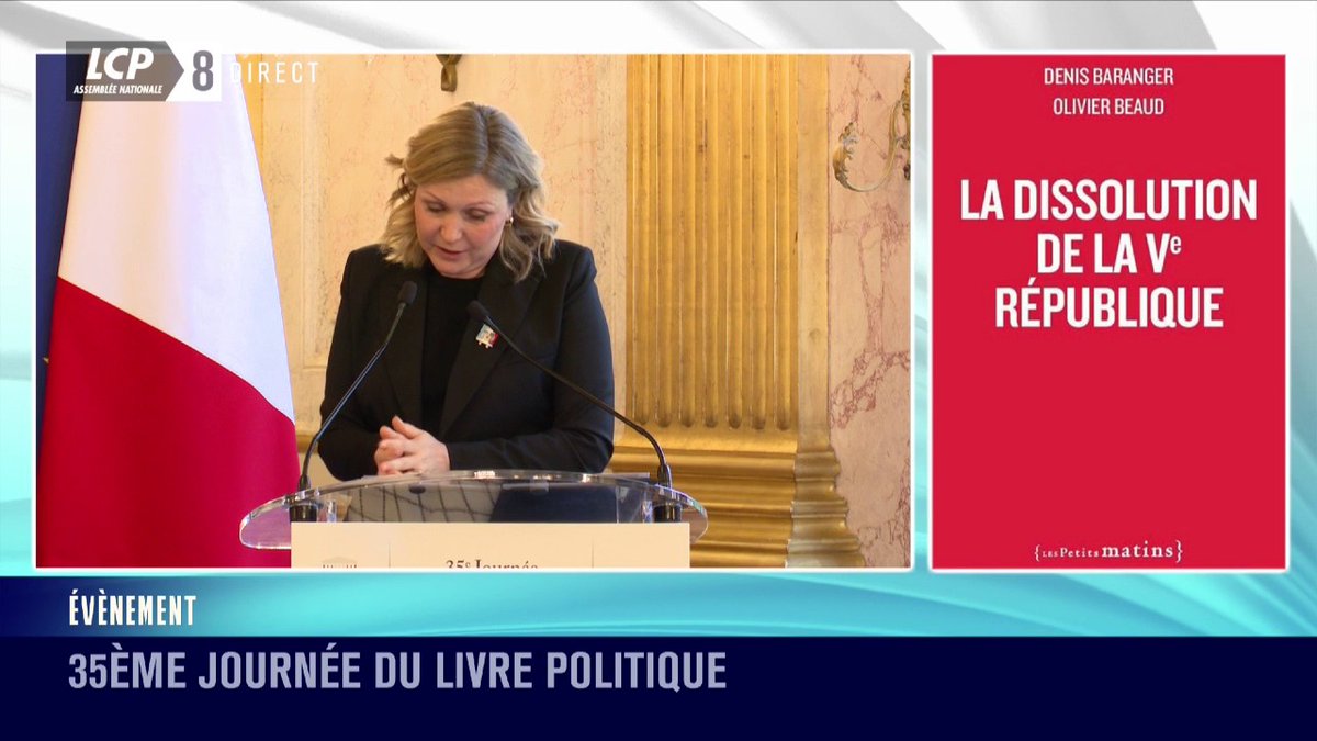 Dissolution : "Le moment où nous en avons discuté avec le Président était un moment où la décision avait été prise, il n’y a pas eu de consultation (...) nous avions une vision à partager", dit Yaël Braun-Pivet #LivrePolitique2026 Lire la Société Assemblée nationale