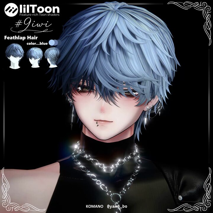 ✨Feathlap Hair ✨ 新作男性向けヘアを抽選で5名様にプレゼント🎁 BOOTHの❤️が100増えるごとに当選者＋1名追加✨ 📢応募方法 フォロー＆RT 📅締切 2026/4/17 17:00 🥝SAIL 4/17~4/26 24時 FullPack 1200→1000 Single Item 900→800 🛒 #9iwi #booth_pm #VRchat