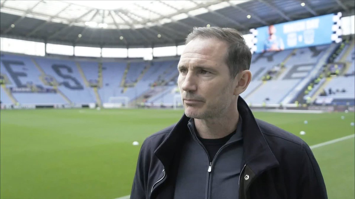 "We'll try to give them what they want and expect" 😤 Frank Lampard is eager to give the Coventry fans a day to remember ⚽️