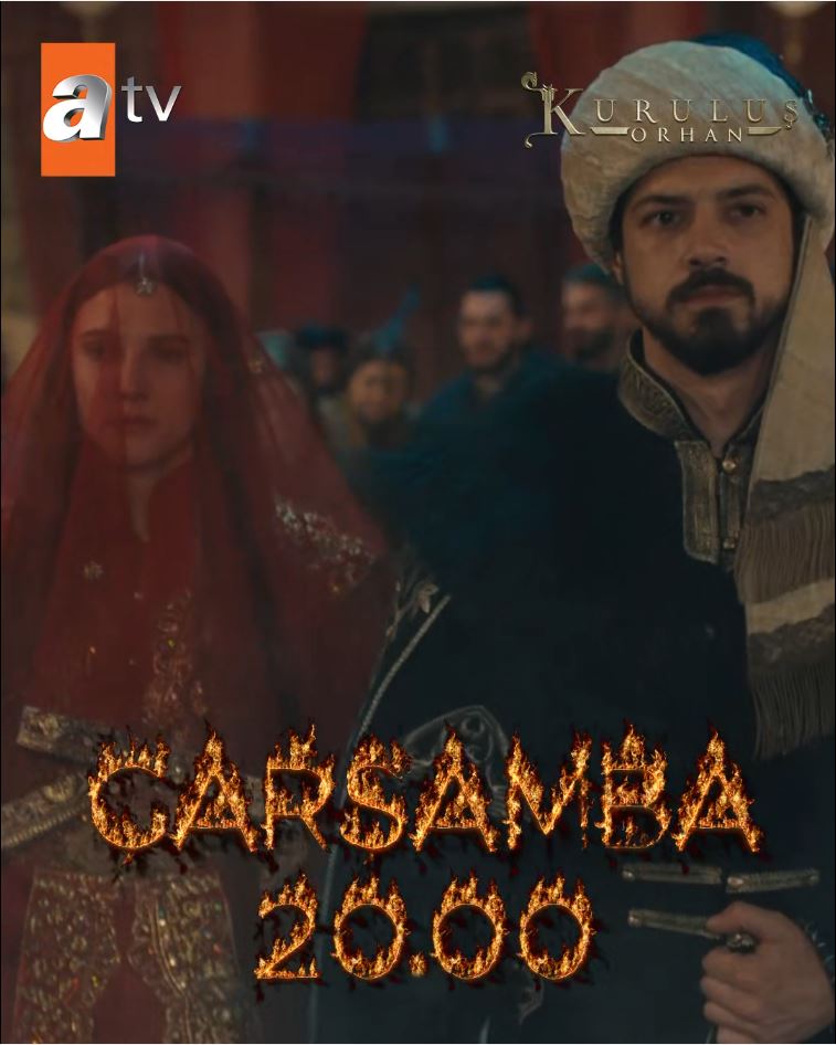 Sultan Orhan ve Prenses Asporça'nın nikahı kıyılıyor! #KuruluşOrhan yeni bölümüyle Çarşamba 20.00'de atv’de! 🔥 atv