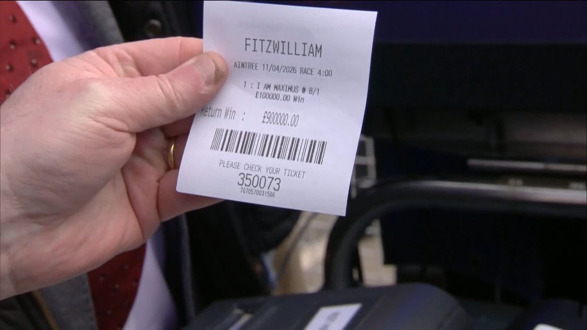 Someone has just placed ONE HUNDRED THOUSAND pounds on I Am Maximus to win the Grand National 😳 #ITVRacing