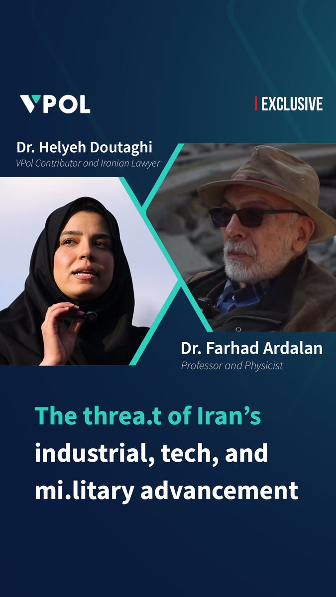 Why did the US and Israel attack Iran’s Sharif University, its most advanced site of technological development? Dr. Farhad Ardalan, a renowned Iranian physicist and professor at Sharif University, explained in an interview with VPol contributor Dr. Helyeh Doutaghi (Helyeh Doutaghi | حليا دوطاقي). ■ “We have to have an advanced military. We have to have an advanced industry. Israelis know this. They want to prevent it. So, this war was about prevention, destroying the industry in Iran, destroying the state structure, if possible, destroying the state itself to tear apart Iran into various pieces, and especially the modern military. Everybody knows that the future wars will be based on AI,” hence the targeting of the university’s data center/AI hub, and “drones, which we see are very important, already are a significant part of the military.” #VPol