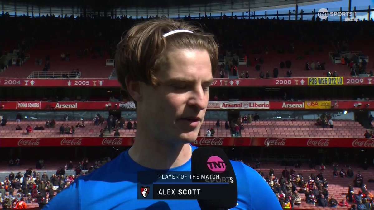 "It's a big statement" Match winner Alex Scott talks beating Arsenal and making it to 12 games unbeaten in the Premier League 🙌 🎙️ Becky Ives 📺 TNT Sports and HBO Max