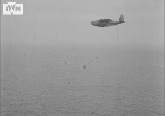 Footage of a Short Sunderland of 210 Squadron RAF passing over a convoy in the Western Approaches, 1941. The footage includes shots from inside a turret. You can find the full footage on our film collections website: Film: IWM RMY 148-19