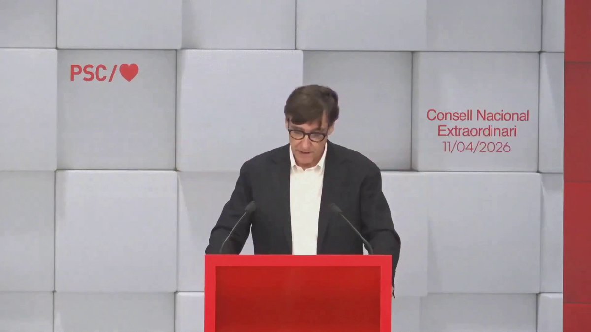 Salvador Illa: "Hoy, compañeros, ser progresista se ha convertido en una urgencia moral". Como para darnos lecciones de moral con sus compañeros progresistas Ábalos, Cerdán, Salazar, Pardo de Vera, Leire Díez, David Sánchez, Begoña Gómez, García Ortiz...