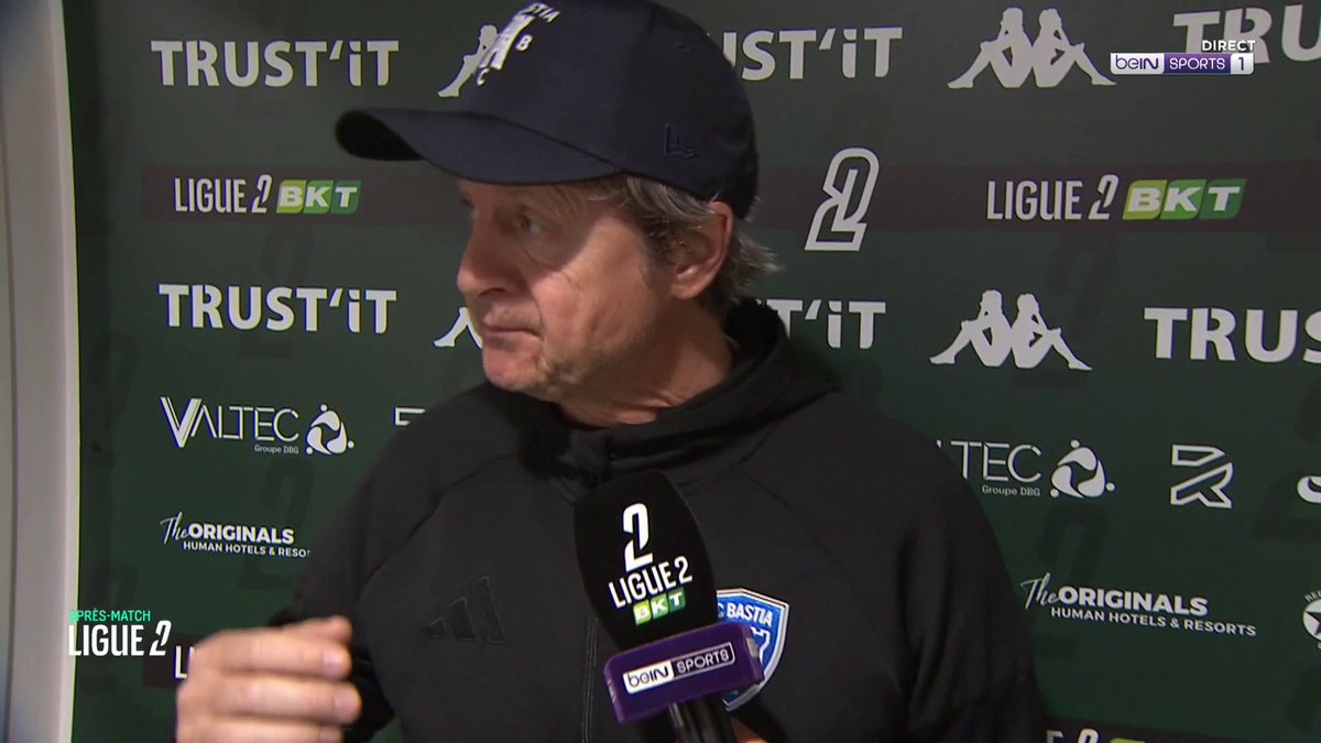 [📺 LIVE] 🇫🇷 #Ligue2BKT 🎙️ Réginald Ray (coach de Bastia) : "À cet instant, c'est inexplicable" #beINLIGUE2 #RSFCSCB