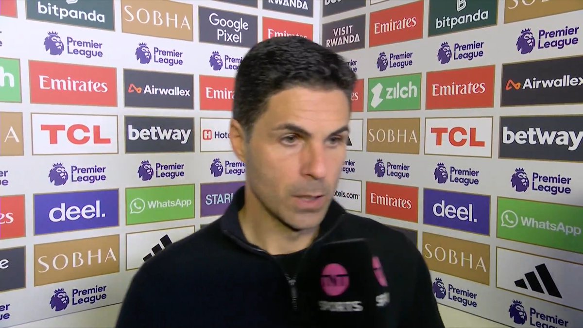 "It's a big punch in the face." Mikel Arteta talks Arsenal's disappointing home loss to Bournemouth.