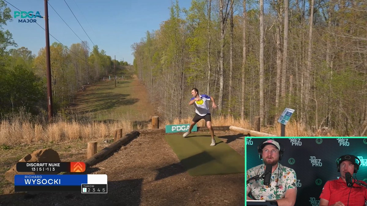 Ricky's shot on hole 10 was so good Uli CURSED ON AIR 🤬😂 Don't miss MPO Round 2 at the PDGA Champions Cup: