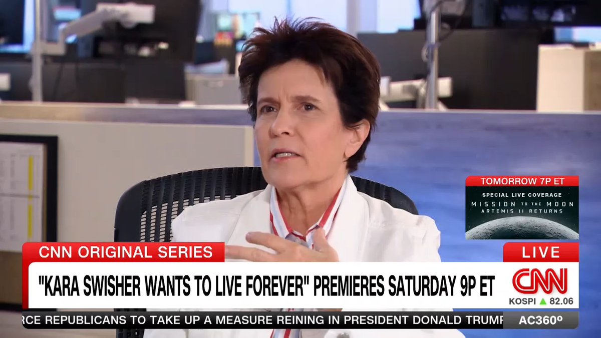 Kara Swisher dives into the booming longevity industry, becoming both reporter and test subject as she meets Silicon Valley power players and explores anti-aging, bio-tech, AI, and more. Tonight at 9p ET on CNN and tomorrow on the CNN app.