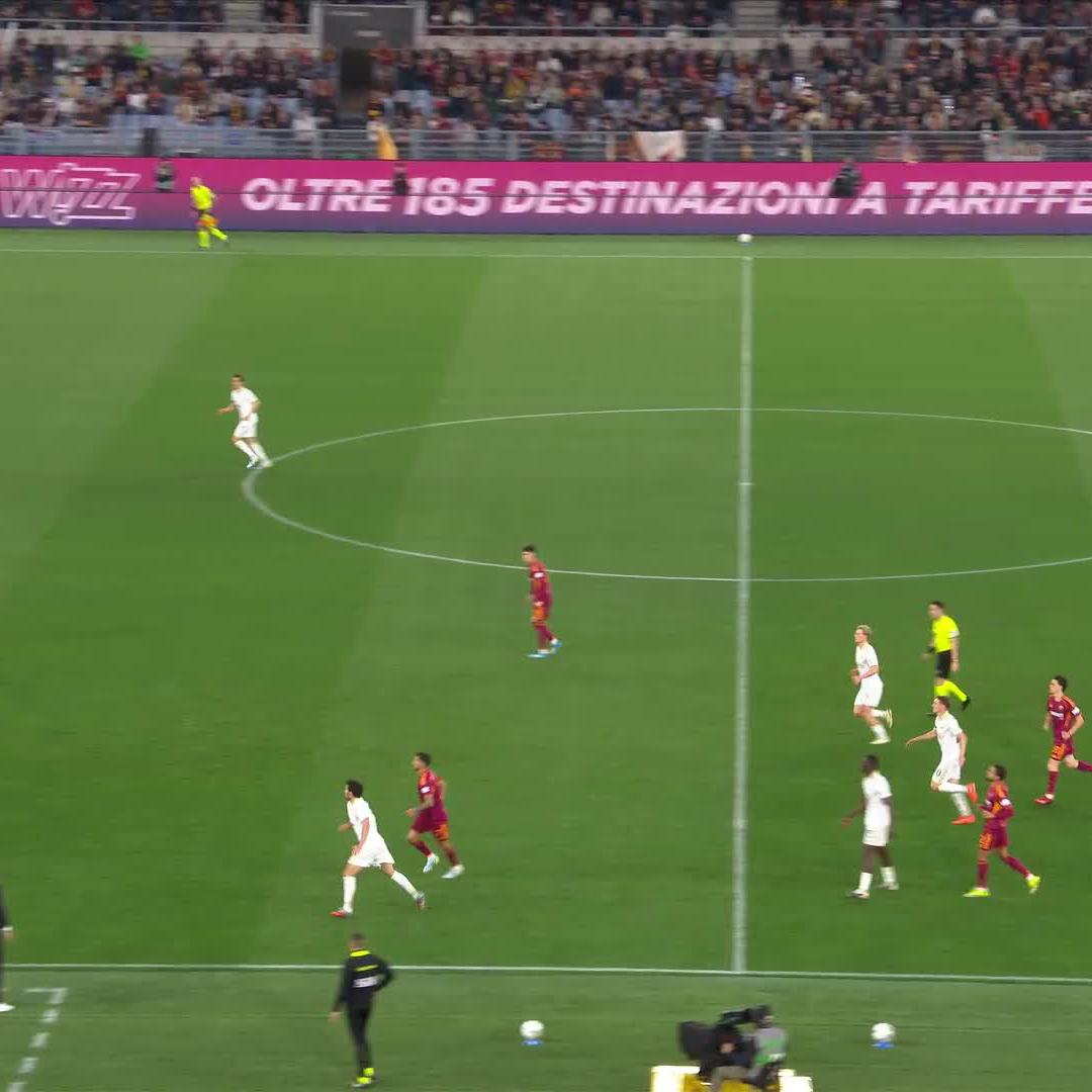 🔴🟡This is the hat-trick that Donyell Malen (27) scored for Roma! He now has 10 goals in 12 Serie A matches. 😳🇳🇱