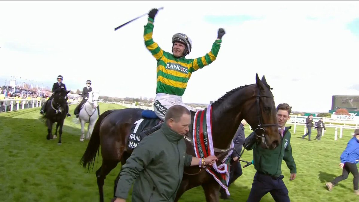 A Gold Cup winning groom and now A GRAND NATIONAL winning groom! Take a bow, Elliot 👏 Paul Townend | Willie Mullins
