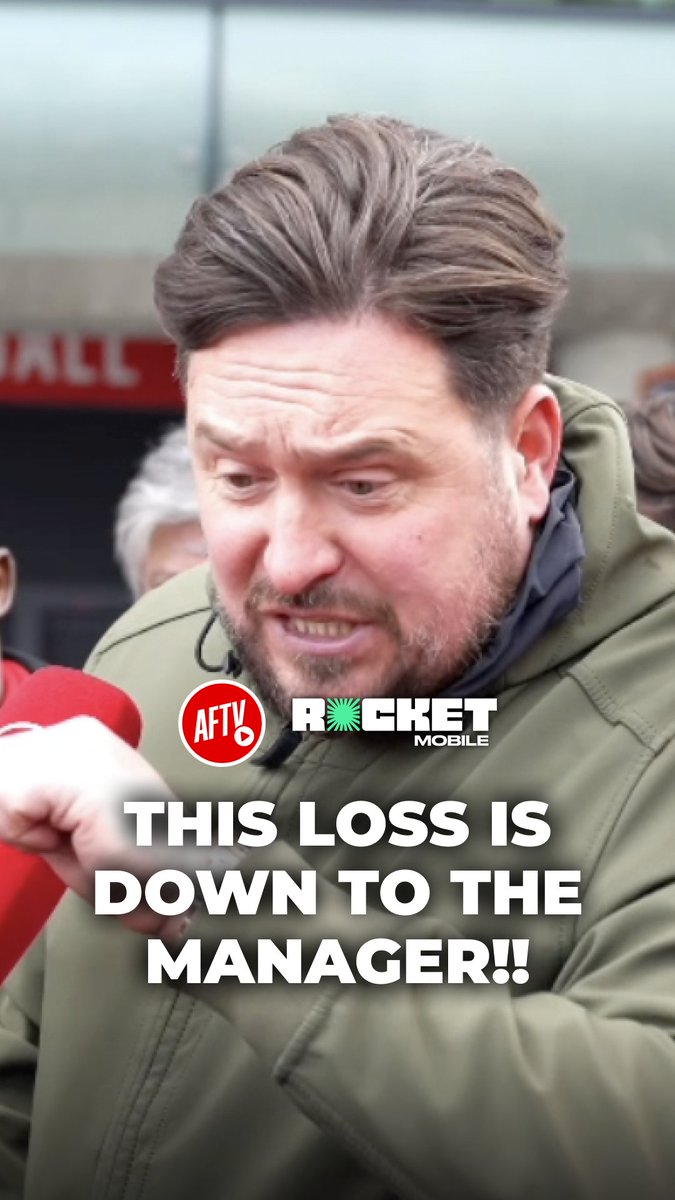 This loss is down to the manager! 𝐘𝐞𝐬 𝐨𝐫 𝐧𝐨? 😡 Get unlimited data, calls, and texts for just £16 a month! Switch now to Rocket Mobile 👉 #ad UK only. T&Cs apply. #FanCams #Arsenal #Arteta