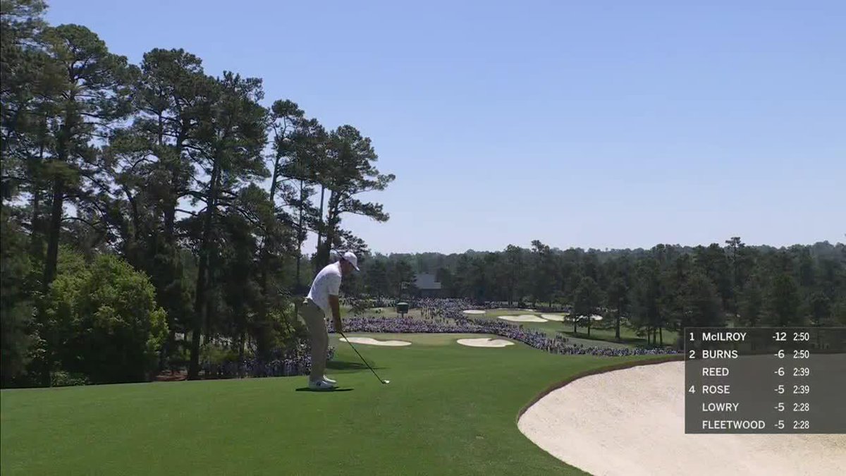 This shot from Scottie with the 7-wood was just...wow.