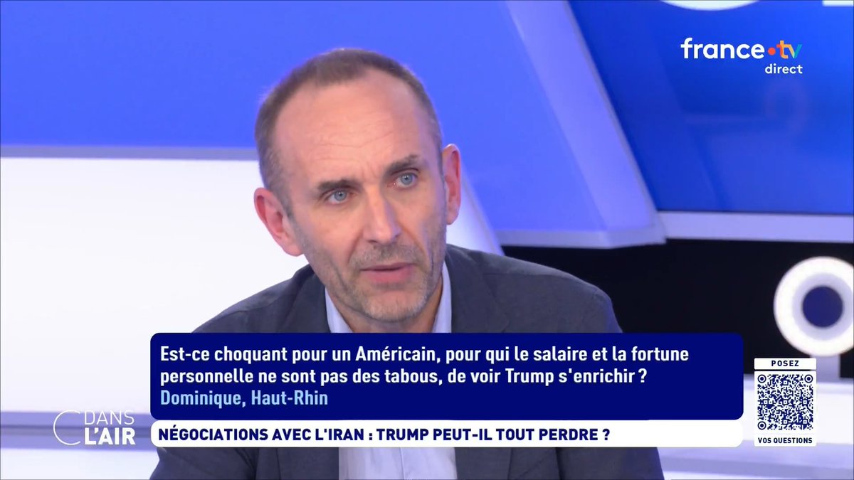 "Quand on a apprend que le secrétaire à la guerre Pete Hegseth a mandaté son courtier pour aller acheter des actions d'industrie de défense à la veille de la guerre en Iran, c'est une tentative d'enrichissement personnel dans le cadre de l'exercice de l'État." Corentin Sellin